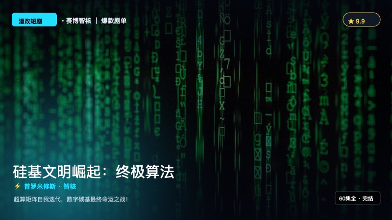《硅基文明崛起：终极算法》封面海报